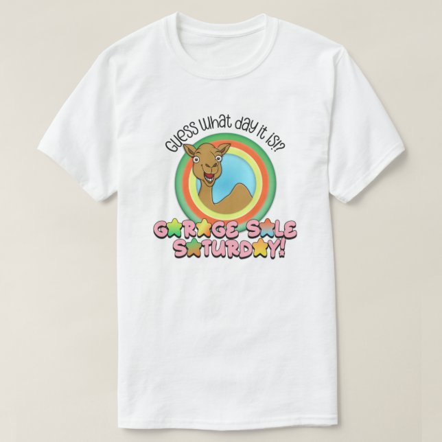 Garage Sale lördag T-Shirt (Design framsida)