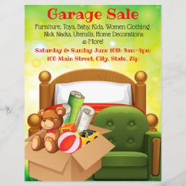 Garage Sale Promotional Flyer