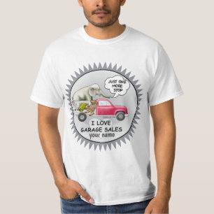 Garage Sales anpassningsbar T Shirt