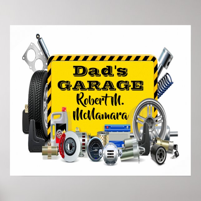 Garage Sign Poster (Framsidan)