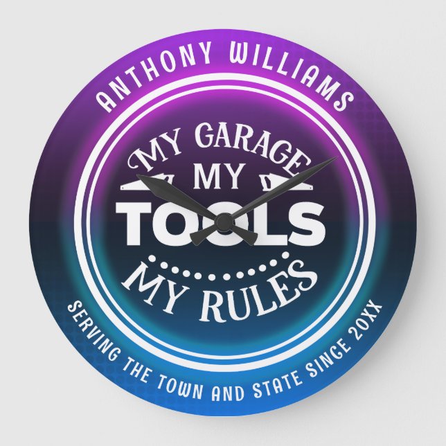 Garage Stor Klocka (Framsida)