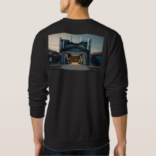 Garage Tech Uppgradera herr svart sweatshirt baksi
