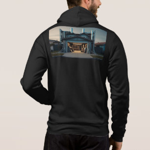 Garage Tech Uppgradera män svart Bella hoodie baks T Shirt