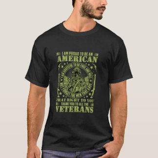 Garage Tees Coola Pappor Blue Collor Proud America T Shirt