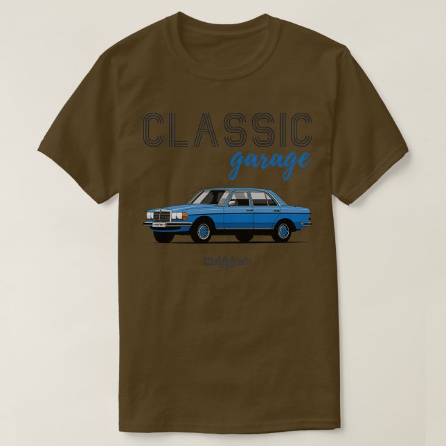 Garage W123 blue 1 T Shirt (Design framsida)