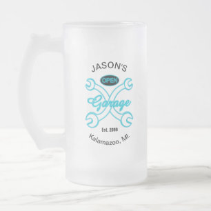 Garage Wrenches Drinkware Frostat Ölglas