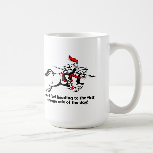 Garageförsäljning Avgift Rolig Mugg (Höger)