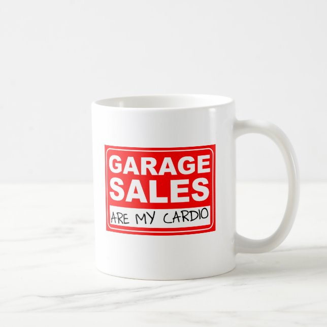Garageförsäljningskardio-mugg Kaffemugg (Höger)