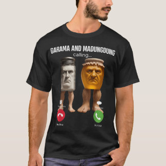 Garama Madungdung Roar Roligt Hjärnrött Djur T Shirt
