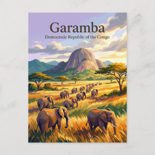 Garamba nationalpark vykort