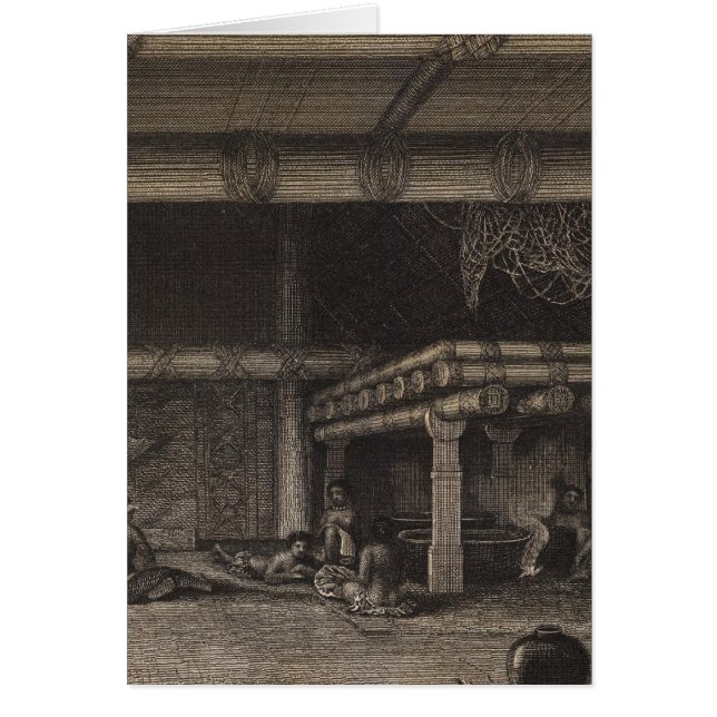 Garaningious hus, Fiji Hälsningskort (Framsidan)