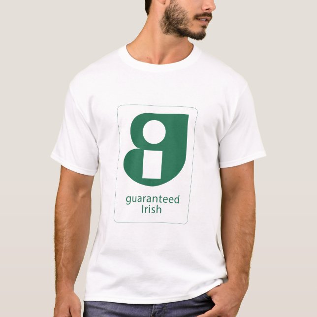 Garanterad irländare tee (Framsida)