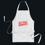 Garanterat för manar BBQ-förkläde för bäst steak Förkläde<br><div class="desc">Garanterat för manar BBQ-förkläde för bäst steak. Personalizable röd frimärkedesign för köttälskare. Gullig gåvaidé för pappan,  unclen,  morfadern Etc.</div>