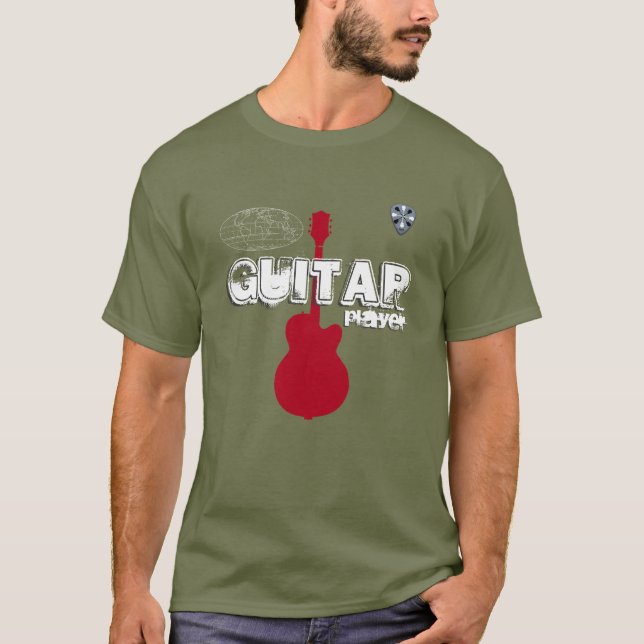 Garanti för coolan för gitarren t shirt (Framsida)