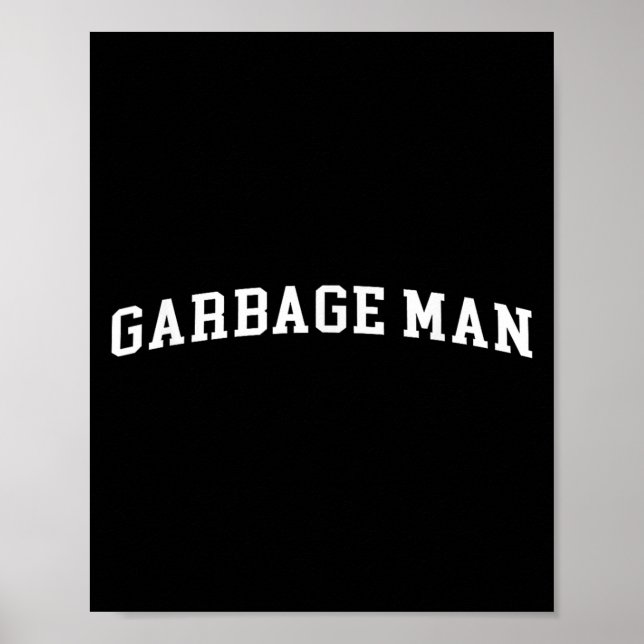Garbage Man  Poster (Framsidan)