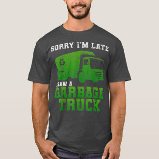 Garbage Smiling Truck Dirty Cans Recycling Day Dus T Shirt