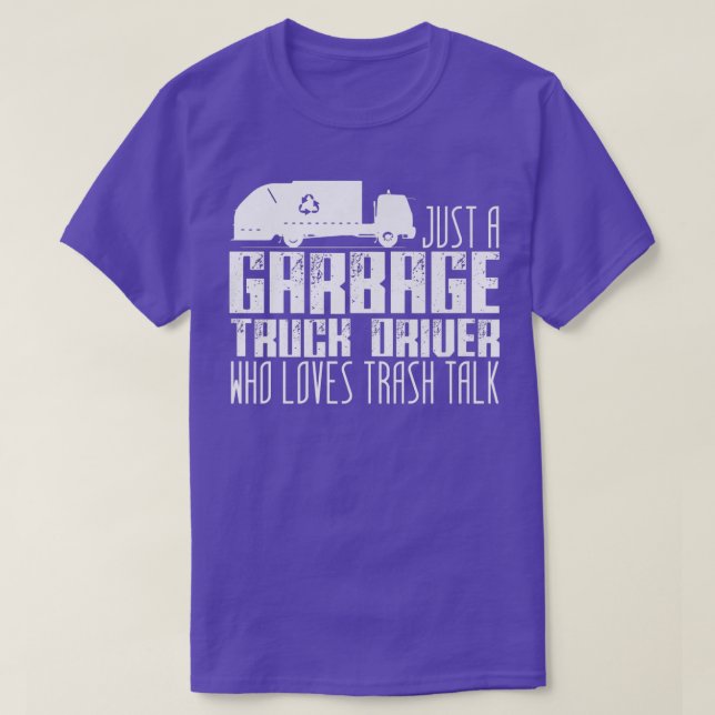 Garbage Truck Driver Joke Trucks Recycling Trash T T Shirt (Design framsida)