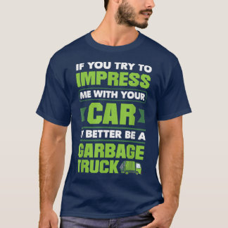 Garbageman Sopor Lastbil Sanitation Worker T Shirt