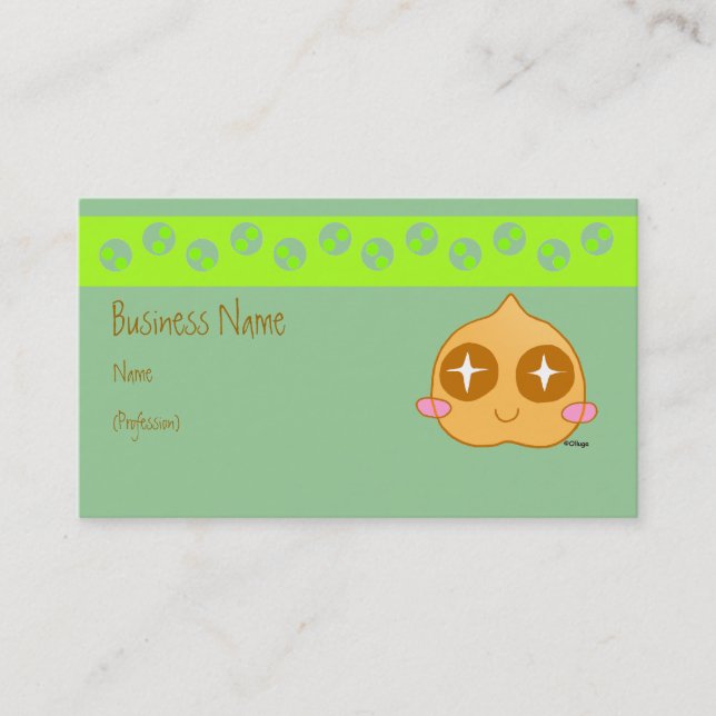 Garbanzokawaii Visitkort (Framsida)