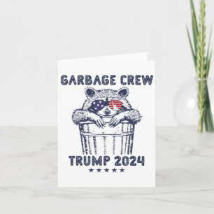 Garbyge Crew Vote Trump 2024 Finny Republican Racc Kort