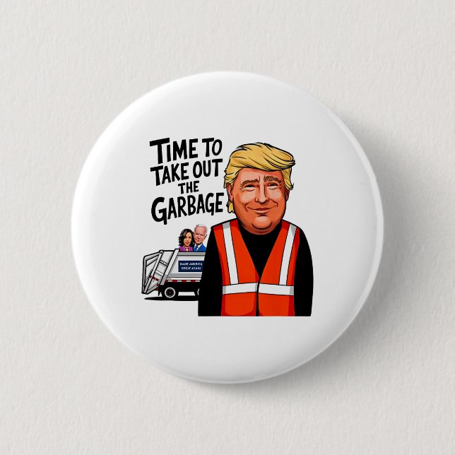 Garbyge för trumman 2024, kul att ta ut Garg Knapp (Framsida)