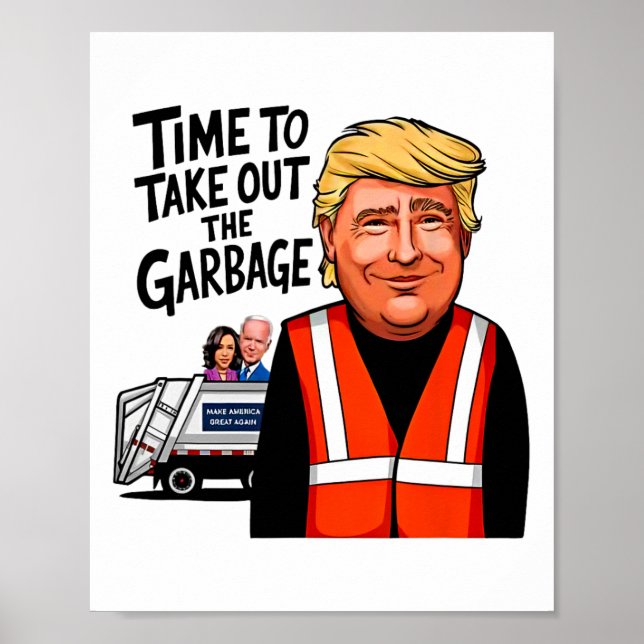 Garbyge för trumman 2024, kul att ta ut Garg Poster (Framsidan)