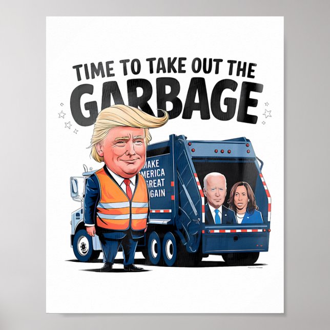 Garbyge för trumman 2024, kul att ta ut Garg Poster (Framsidan)
