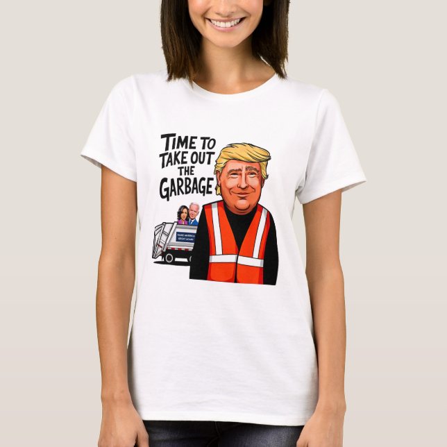 Garbyge för trumman 2024, kul att ta ut Garg T Shirt (Framsida)