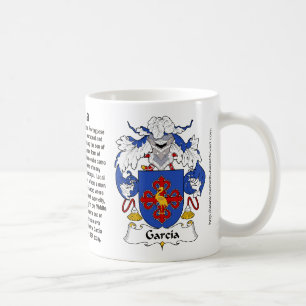Garcia familjvapensköld på en mugg