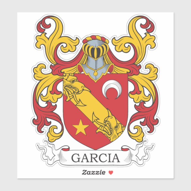 Garcia Family Crest Klistermärken (Ark)