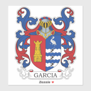 Garcia Family Crest Klistermärken