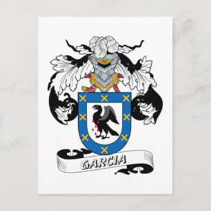 Garcia Family Crest Vykort