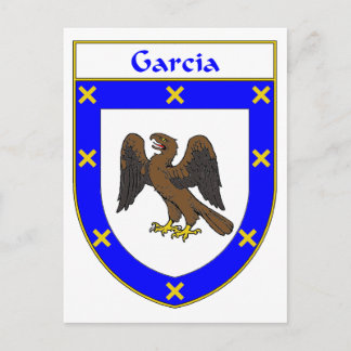 Garcia Jackar av Arm/Familj Crest Vykort
