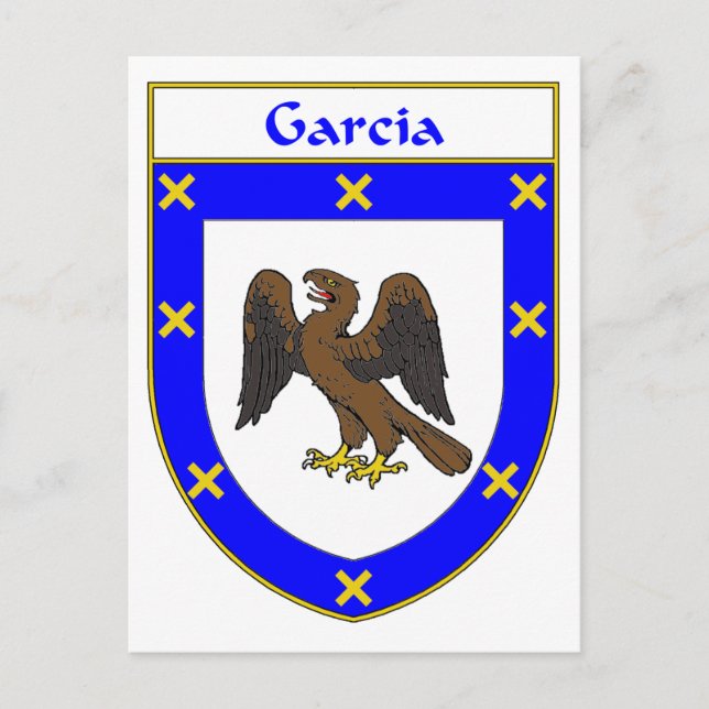 Garcia Jackar av Arm/Familj Crest Vykort (Framsida)