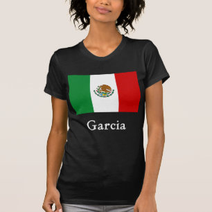 Garcia mexicansk flagga tee shirt