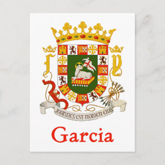 Garcia Shield of Puerto Rico Vykort