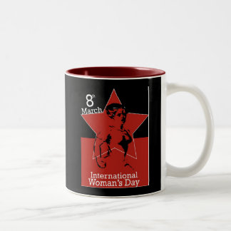 Garcya_hälsning_card03 Internationell Womens Day Två-Tonad Mugg