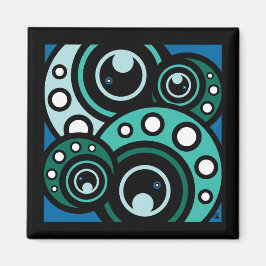 Gård av bläckfisk magnet