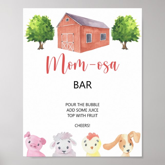 Gård - Momosa bar Poster (Framsidan)