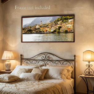 Garda Italien Medelhavet Akryl Målning Fototryck