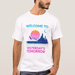 Gårdagens morgondag - Retro Synthwave Design T Shirt
