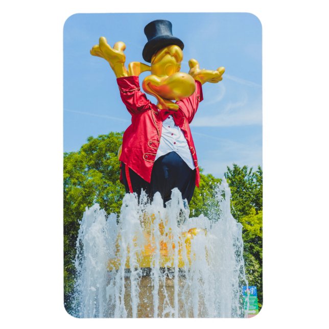 Gardaland-status,Italien Magnet (Vertikal)