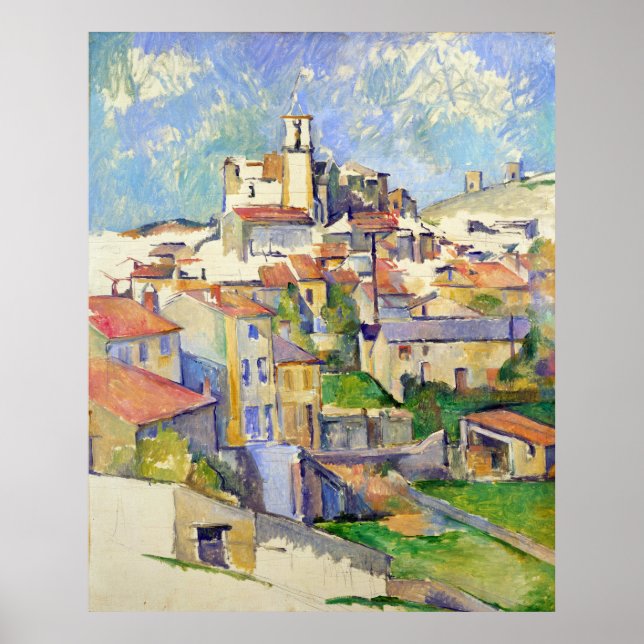 Gardanne (Aix-en-Provence) Paul Cézanne Poster (Framsidan)
