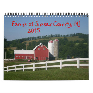Gårdar i Sussex County NJ Kalender 2015
