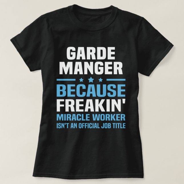 Garde Manger T Shirt (Design framsida)