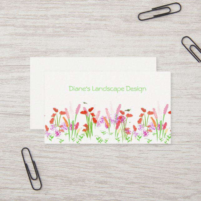 Garden Affärskort Visitkort (Fram/Back In Situ)