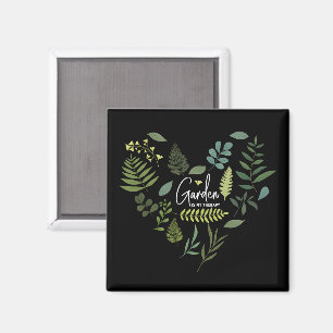 Garden är min terapi - Blomsterträdgårdar i Älskar Magnet