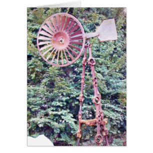Garden Art Kvarn Hälsningskort