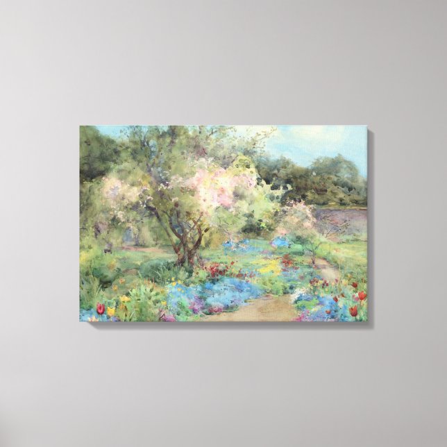 Garden at at Kilmurry (av Mildred Anne Butler) Canvastryck (Framsida)