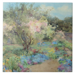 Garden at at Kilmurry (av Mildred Anne Butler) Kakelplatta